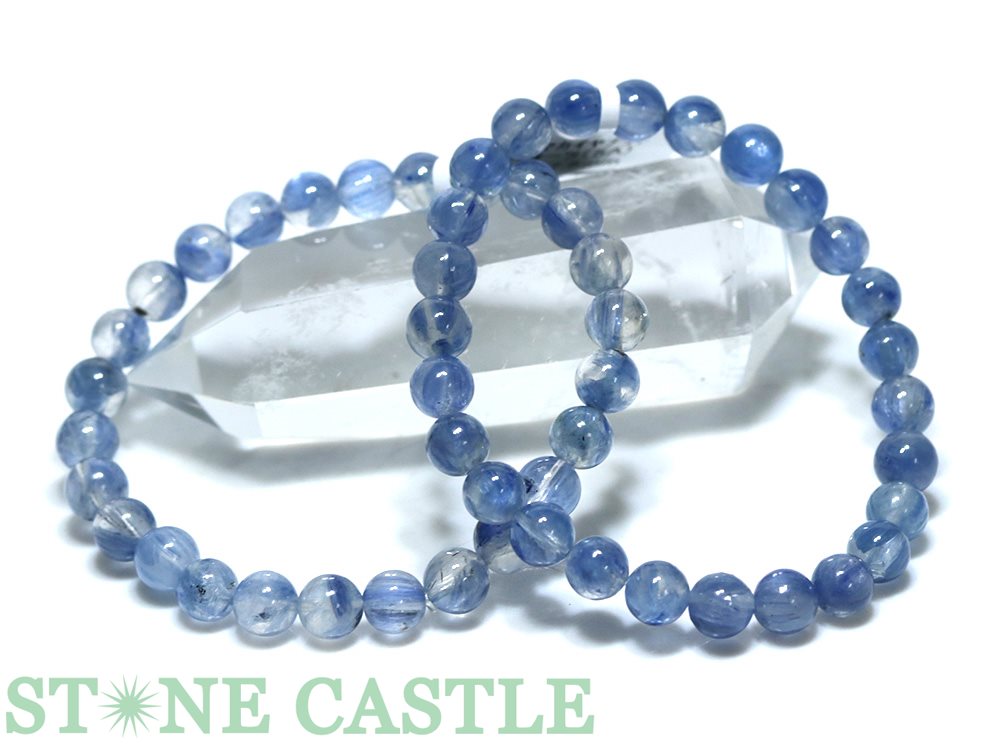 ☆高品質☆【ブレスレット】ヒマラヤカイヤナイトインクォーツ (5A) (ヒマラヤネパール産) (約7〜7.5mm)【パワーストーン 天然石 アクセサリー レディース メンズ】