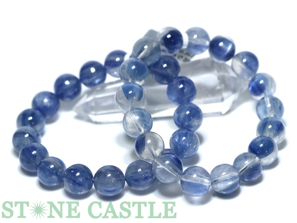 ☆高品質☆【ブレスレット】ヒマラヤカイヤナイトインクォーツ (5A) (ヒマラヤネパール産) (約12.5〜13mm) (ケース付)【パワーストーン 天然石 ア...