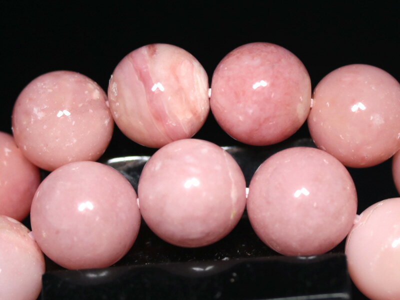 ☆高品質☆【ブレスレット】ピンクオパール (5A) (約10.5～11mm) (ケース付)【パワーストーン 天然石 アクセサリー レディース メンズ】