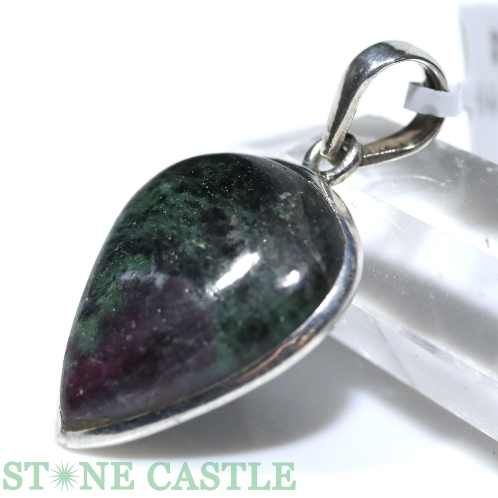 ☆一点物☆【ペンダント】ルビーインゾイサイト No.08【パワーストーン 天然石 アクセサリー レディース メンズ】