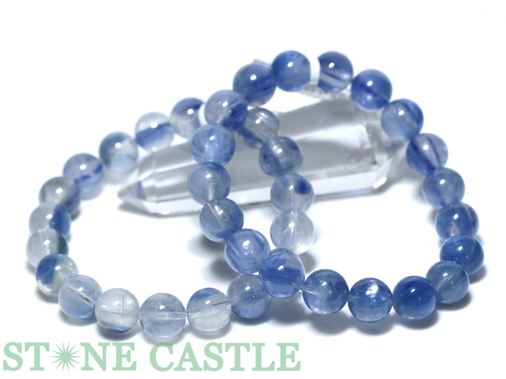 ☆高品質☆【ブレスレット】ヒマラヤカイヤナイトインクォーツ (5A) (ヒマラヤネパール産) (約10〜10.5mm) (ケース付)【パワーストーン 天然石 ア...