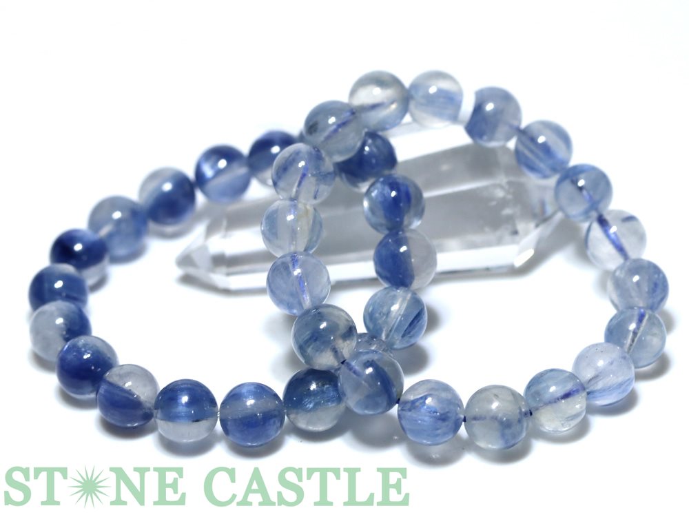 ☆高品質☆【ブレスレット】ヒマラヤカイヤナイトインクォーツ (5A) (ヒマラヤネパール産) (約11.5〜12mm) (ケース付)【パワーストーン 天然石 ア...