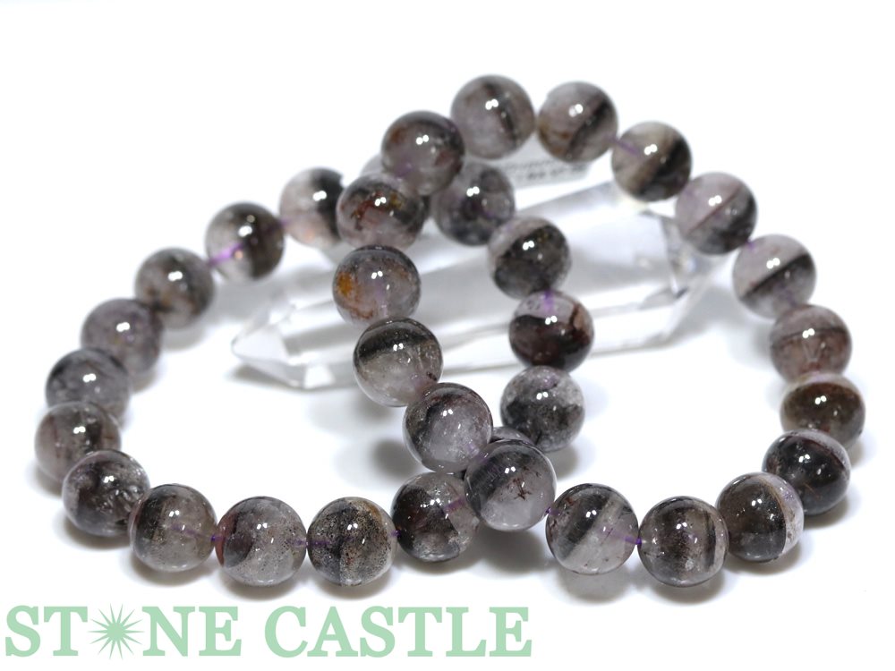 ☆高品質☆【ブレスレット】H&E社製 オーラライト23 ファントム (約12〜12.5mm) (ケース付)【パワーストーン 天然石 アクセサリー レディース メ...