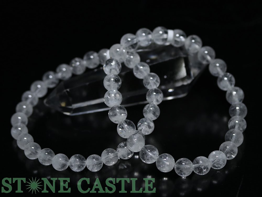 ☆高品質☆【ブレスレット】アイリスクォーツファントム (2A) (約7〜7.5mm)【パワーストーン 天然石 アクセサリー レディース メンズ】(3)