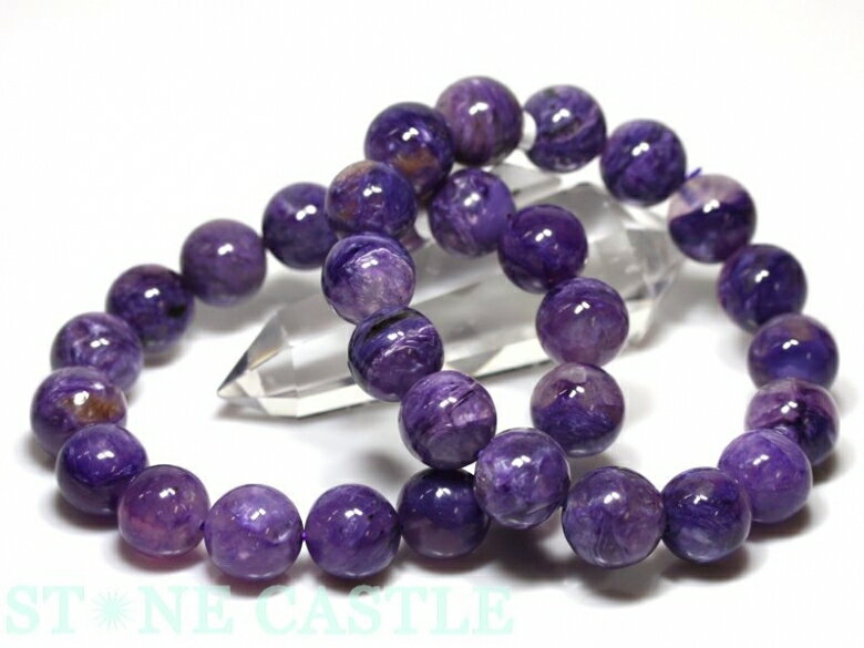 ☆高品質☆【ブレスレット】エンジェルシリカ (チャロアイトシリカ) (3A) (約12～12.5mm)※DM便・ネコポス不可※【パワーストーン 天然石 アクセサリー レディース メンズ】