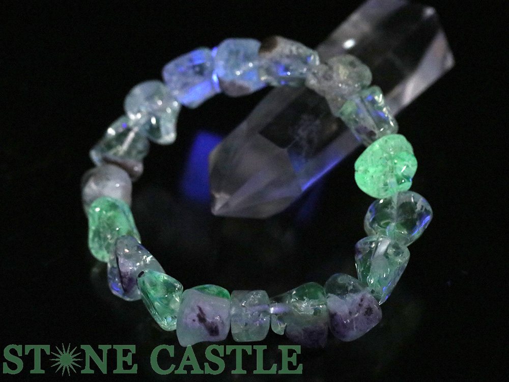 ☆一点物☆【ブレスレット】ハイアライトオパール (5A) タンブル型 (メキシコ産) No.47 (ケース付)【パワーストーン 天然石 アクセサリー レディース...