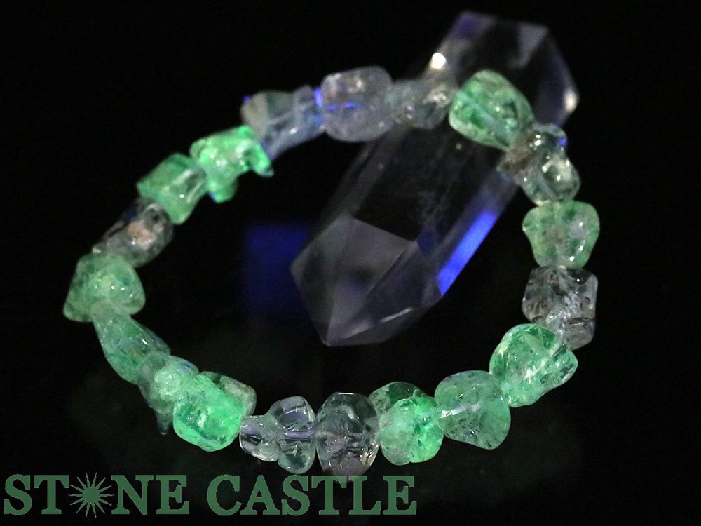 ☆一点物☆【ブレスレット】ハイアライトオパール (5A) タンブル型 (メキシコ産) No.50【パワーストーン 天然石 アクセサリー レディース メンズ】