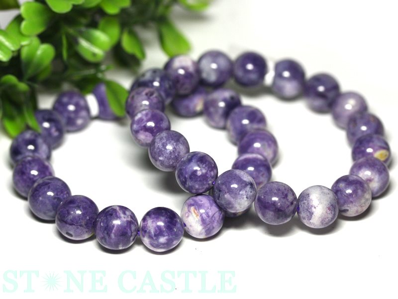 ☆高品質☆【ブレスレット】ティファニーストーン (5A) (約12.5〜13mm) (ケース付)【パワーストーン 天然石 アクセサリー レディース メンズ】