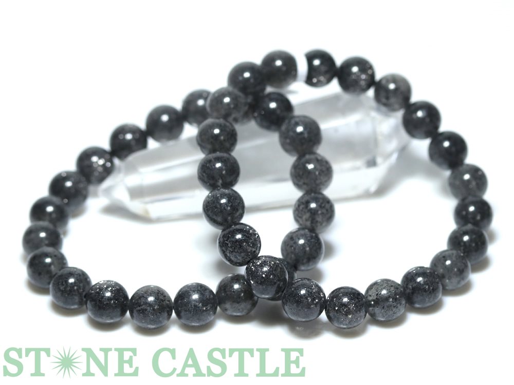 ☆高品質☆【ブレスレット】ブラックストロベリークォーツ (タンザニア産) (約9.5～10mm)【パワーストーン 天然石 アクセサリー レディース メンズ】