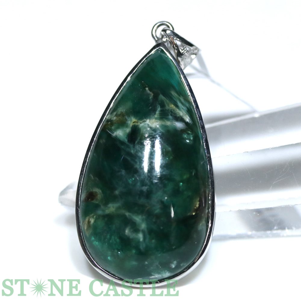 ☆一点物☆【ペンダント】グリーンレピドライト (3A) (モザンビーク産) No.60【パワーストーン 天然石 ア..