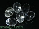 【置き石】天然石たまご型 水晶 (6個セット) ★特価★【パワーストーン 天然石 アクセサリー レディース】