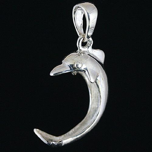 【ペンダント】選べる12星座守護石 イルカ 巻きタイプ:シルバー925 (12mm玉) 【パワーストーン 天然石 アクセサリー レディース】