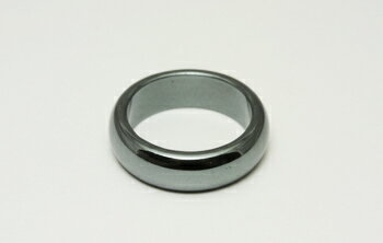 【リング】天然石スレンダーリング 磁気ヘマタイト 【パワーストーン 天然石 アクセサリー レディース】