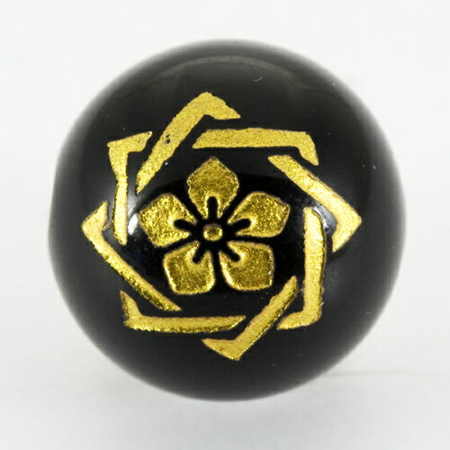 【彫刻ビーズ】オニキス 12mm (金彫り) 坂本龍馬 [1粒売り(バラ売り)] 【パワーストーン 天然石 アクセサリー】