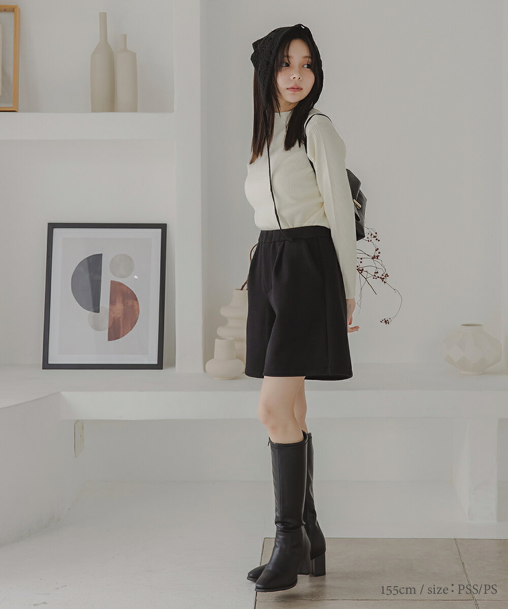 小さいサイズ ショートパンツ 低身長さん・小柄女性 パンツ ショート丈 ボトムス パンツ 短丈 ミニ カジュアル 秋 冬 ミニ xs s プッチージョ petitjo competito-10000766 低身長さん向け専門店Petitjo サンプル画像3