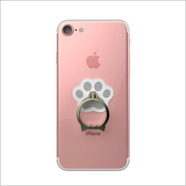 スマホリング かわいい Nabi Color Ring スタンド フィンガーリング バンカーリング iPhone Android 肉球 ネコ 猫 足 ゆうパケット