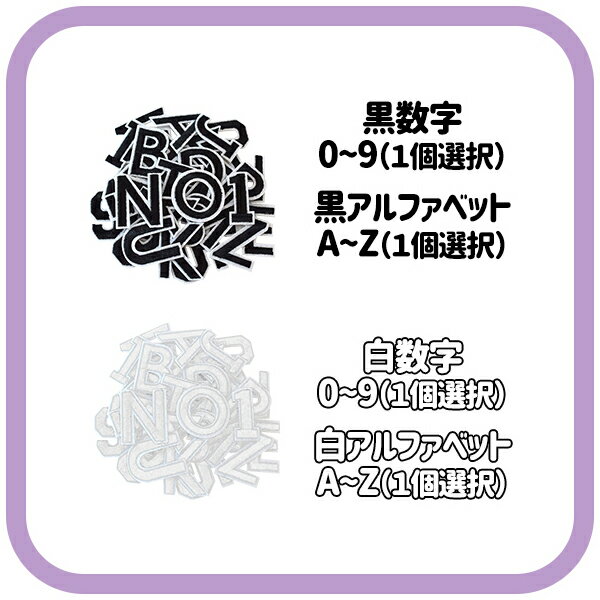 【白黒】数字 アルファベット ワッペン アイロン 熱接着 刺繡 小さい 小さめ ミニワッペン ワンポイント 保育園 帽子 アップリケ 韓国 入園 入学 入園準備 入学準備 かわいい おしゃれ ネコポス