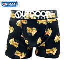 メンズ ボクサーパンツ テディベア 710ライムグリーン 下着 前閉じ OUTDOOR 送料無料