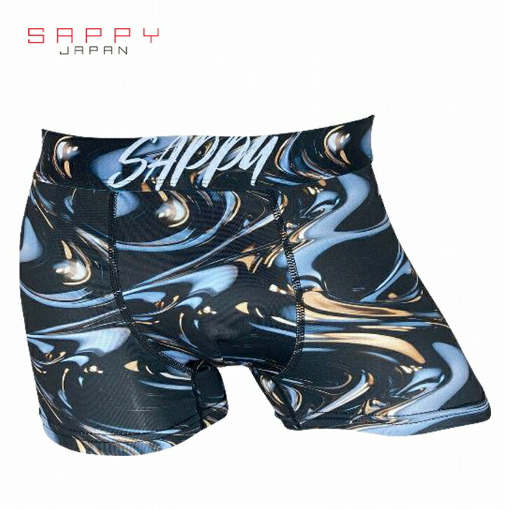 メンズ　ボクサーパンツ SAPPY　ゴールデンリキット　黒　M　L　LL　サピー　前閉じ D597　送料無料