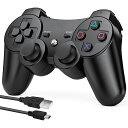 「ポイント消化」PS3 コントローラー ワイヤレス 無線 ゲームパッド 振動機能 人間工学 USB ケーブル 6軸リモートゲームパッド 充電式 USB 送料無料