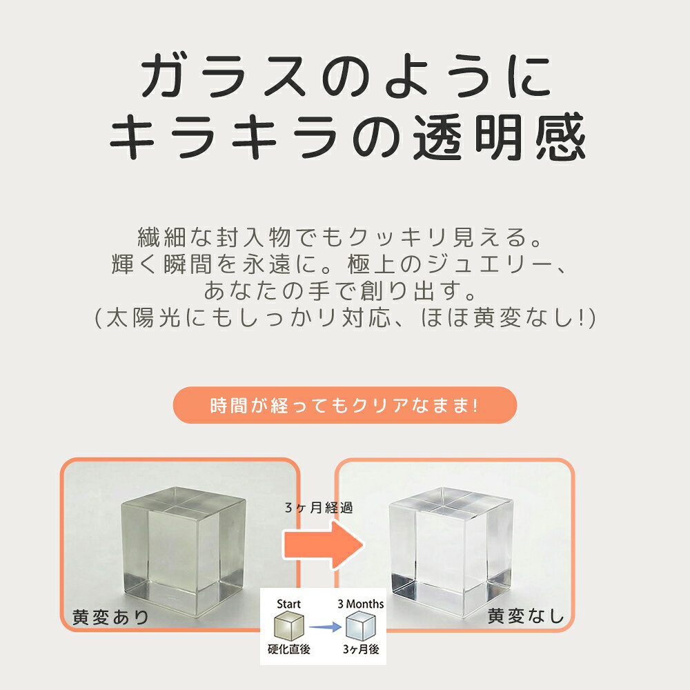 4本セット★計400g大容量!! UVレジン液 大容量 レジン液 超透明 100g*4本 UV-LEDレ...