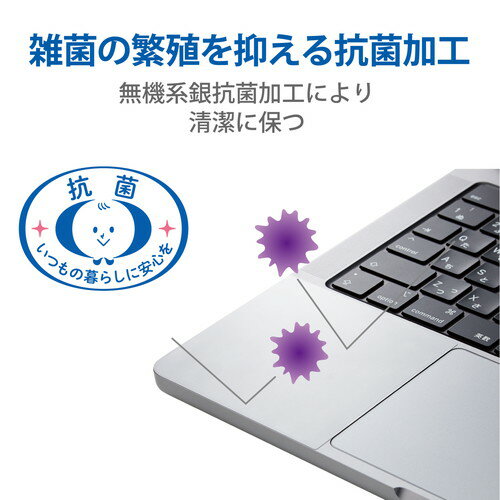 ��P5S�ۥ��쥳�� �ݸ�ե���� MacBook Pro 14����� (2021ǯ��ǥ�) �ȥ�å��ѥå� �ѡ���쥹�� ���ꥢ(PKT-MBP1421) �᡼�����߸���