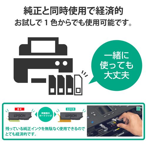 ���쥳�� ELECOM SAT-BK�ߴ� �����ꥫ �ꥵ�����륤�� ���ץ��� EPSON �֥�å�(ECI-ESAT-B) �᡼�����߸���