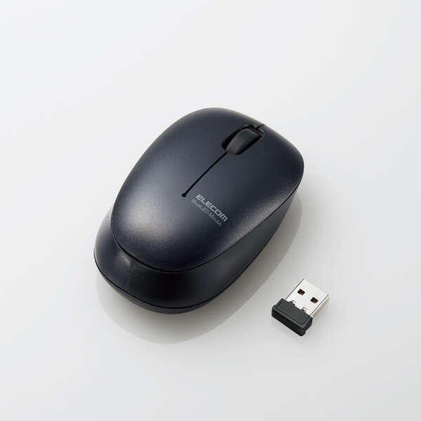 エレコム ELECOM ワイヤレスマウス 無線 2.4GHz 静音 BlueLED 子供用 ブラック M-B...
