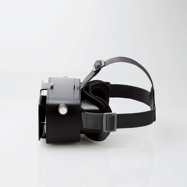 ���쥳�� ELECOM VR�������� ���ޥ��� �ᥬ���б� ����Ĵ��� �֥�å� VRG-2D3D02BK �᡼�����߸���