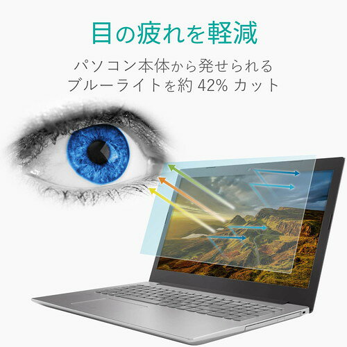 ���쥳�� ELECOM �֥롼�饤�ȥ��åȱվ��ݸ�ե���� 15.6W����� EF-FL156WBL �ܰº߸�=��