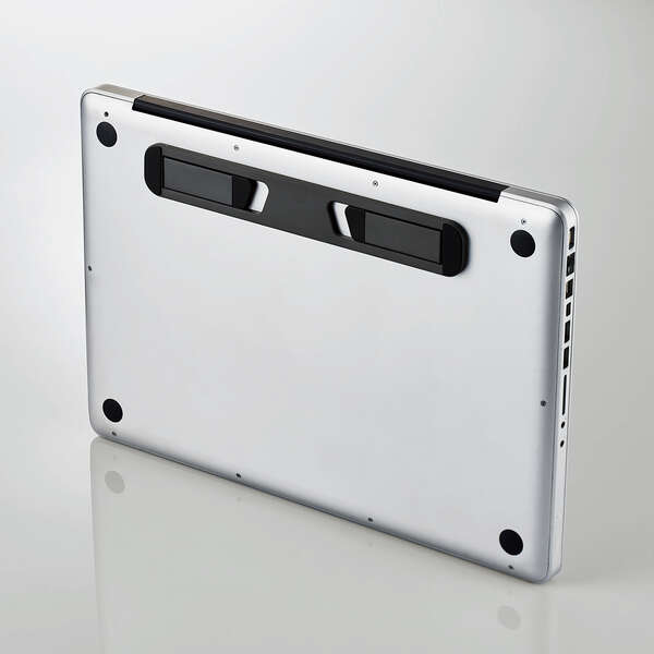 エレコム ELECOM 折りたたみノートPCスタンド/装着式/アルミ/スペースグレー(PCA-LTSFAGY) メーカー在庫品 [3]