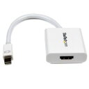 StarTech.com Mini DP - HDMIアクティブ変換アダプタ ホワイト MDP2HDSW 取り寄せ商品
