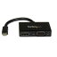 StarTech.com ǥץ쥤ץ/mDP 1.2 - HDMI 1.4 VGA/1080p/֥å(MDP2HDVGA) ܰº߸=