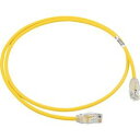 パンドウイット カテゴリ6A 超細径パッチコード(3m、黄) UTP28X3MYL 取り寄せ商品