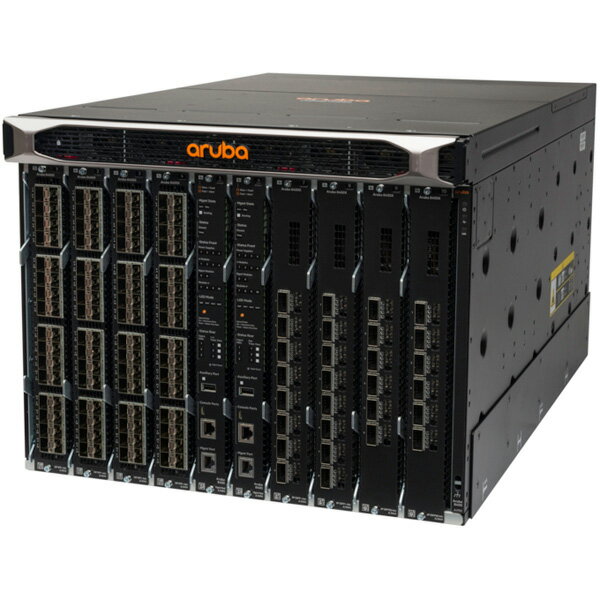 日本ヒューレット・パッカード HPE Aruba 8400 8slot Chassis/3xFan Trays/18xFans/Cable Manager/X(JL375A) 取り寄せ商品