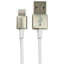 StarTech.com ライトニング - USB ケーブル 1m メタルコネクタ ホワイト(USBLTM1MWH) 取り寄せ商品