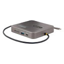 StarTech.com USBマルチハブ/USB-C/2画面/4K60Hz HDMI/100W/2x USB/LAN/SD(102B-USBC-MULTIPORT) 目安在庫=○