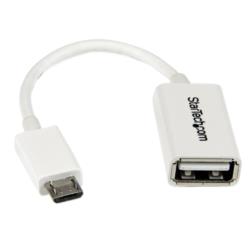 StarTech.com USBケーブル/A - Micro-B/12cm/OTG変換/メス・オス/ホワイト(UUSBOTGW) 目安在庫=△ StarTech.com USBケーブル/A - Micro-B/12cm/OTG変換/メス・オス/ホワイト(UUSBOTGW) 目安在庫=△