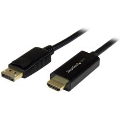 StarTech.com ǥץ쥤Ѵ֥/DP 1.2 - HDMI 1.4/2m/4K30Hz/BK(DP2HDMM2MB) ܰº߸=
