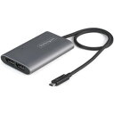 StarTech.com Thunderbolt 3 - DisplayPort 1.4変換アダプター/2画面/ 4K60Hz(TB32DP14) 目安在庫=△