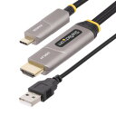 StarTech.com USB-C - HDMI 2.0変換ケーブル/光ファイバー/15m/4K60Hz/DP Alt(146B-USBC-HDMI4K-AOC) 目安在庫=△