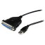StarTech.com ѥѴ֥/USB-A - DB25/1.8m/᥹/֥å(ICUSB1284D25) ܰº߸=