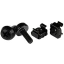 StarTech.com サーバーラック用M5ねじ(12mm) & ケージナット/50個/ブラック(CABSCREWM5B) 目安在庫=△