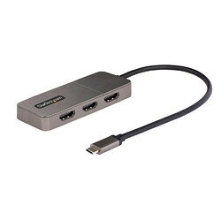 StarTech．com ディスプレイアダプター/USB-C - 3x HDMI /4K60Hz/Windowsのみ(MST14CD123HD) 目安在庫=○