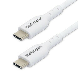 StarTech．com USB-C充電ケーブル/1m/USB 2.0/60W/PD 2.0/オス-オス/ホワイト(USB2CC1MNCWHE) 目安在庫=○