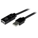 StarTech.com USBケーブル/A-A/10m/USB 2.0/アクティブ延長/オス メス/BK(USB2AAEXT10M) 目安在庫 ○