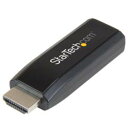 StarTech.com ディスプレイアダプター/HDMI - VGA/1080p/小型/オーディオ対応(HD2VGAMICRA) 目安在庫=△