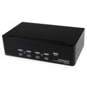 StarTech.com KVMXCb`/4|[g/2/DVI/2048x1536/USB 2.0 nu/AUX(SV431DD2DUA) ڈ݌=