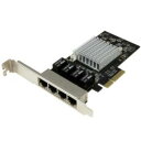 StarTech.com LANカード/PCI Express/x4/4x RJ45