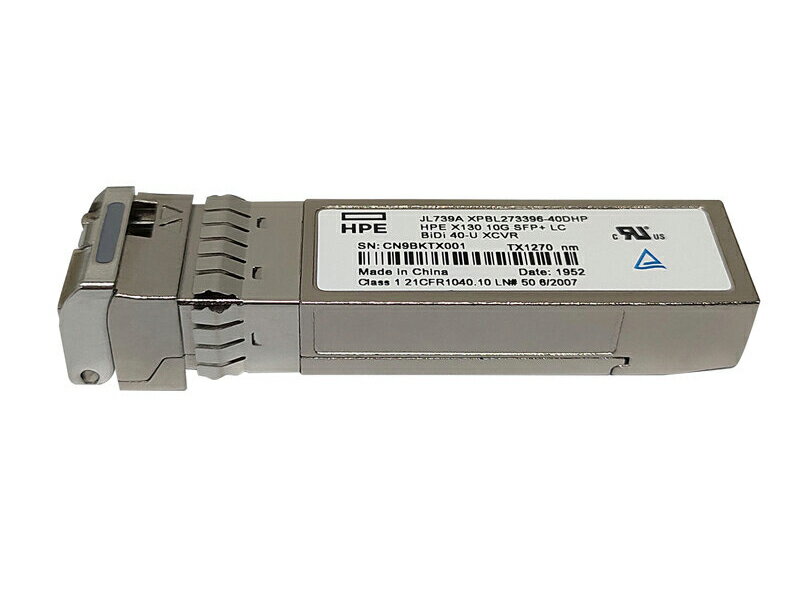 日本ヒューレット・パッカード HPE X130 10G SFP+ LC BiDi 40-U Transceiver(JL739A) 取り寄せ商品